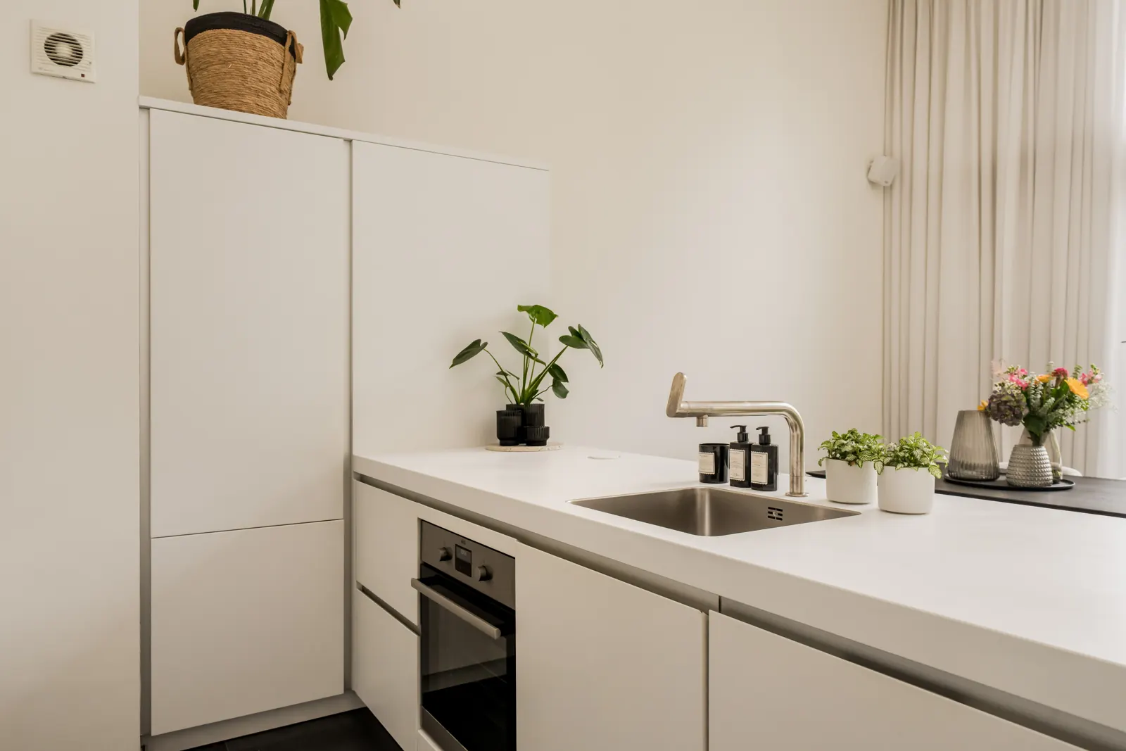 Keuken met spoelzone